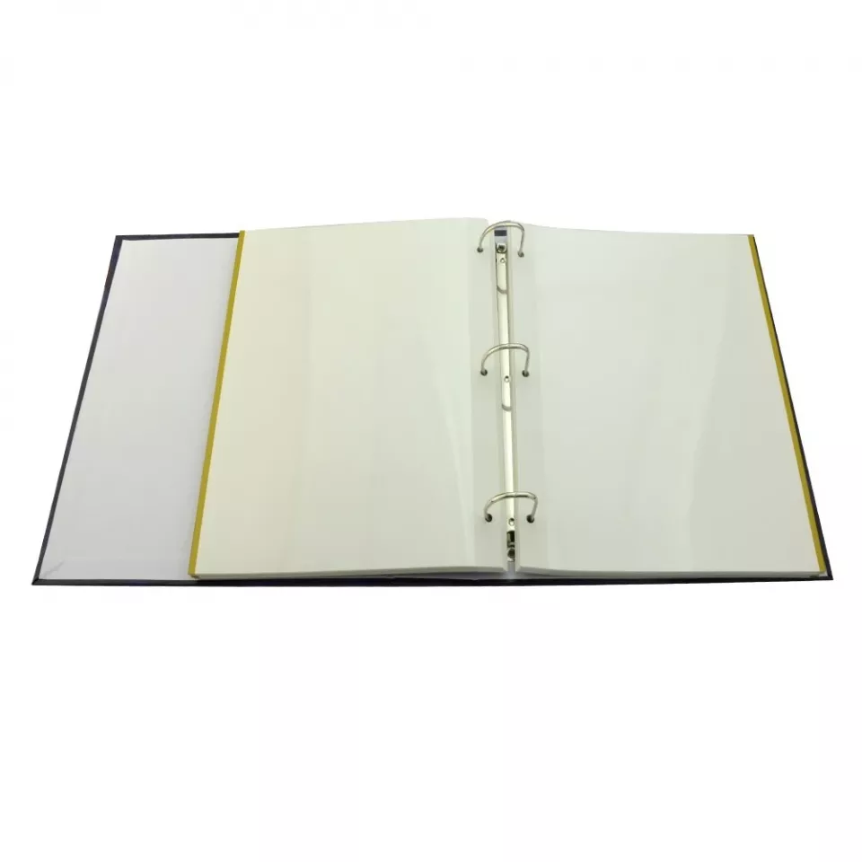 Album foto classic 23x28 cm, 50 pagini albe autoadezive, tip caiet mecanic culoare albastru