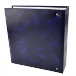 Album foto classic 23x28 cm, 50 pagini albe autoadezive, tip caiet mecanic culoare albastru