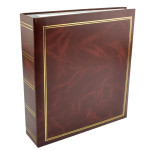 Album foto classic 23x28 cm, 200 fotografii diverse formate, 50 pagini autoadezive, tip caiet mecanic culoare visiniu