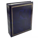 Album foto classic 23x28 cm, 50 pagini albe autoadezive, tip caiet mecanic culoare albastru