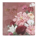 Album foto peonies flowers format 10x15, 500 fotografii, 31x35 cm culoare roz