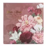 Album foto peonies flowers format 10x15, 500 fotografii, 31x35 cm culoare roz