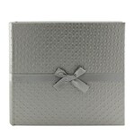 Album foto unique satin 10x15, 200 poze, piele ecologica, panglica satinata, spatiu notite culoare gri