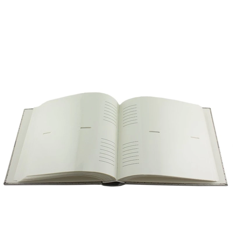 Album foto unique satin 10x15, 200 poze, piele ecologica, panglica satinata, spatiu notite culoare gri