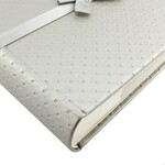 Album foto unique satin 10x15, 200 poze, piele ecologica, panglica satinata, spatiu notite culoare gri