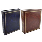 Album foto classic 23x28 cm, 50 pagini albe autoadezive, tip caiet mecanic culoare albastru