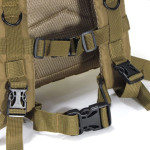 Rucsac camuflaj, 2 compartimente, 2 buzunare, impermeabil, inchidere cu fermoar
