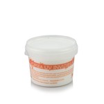 Vopsea invizibila fluorescenta reactiva uv, transparenta portocalie recipient 100 g