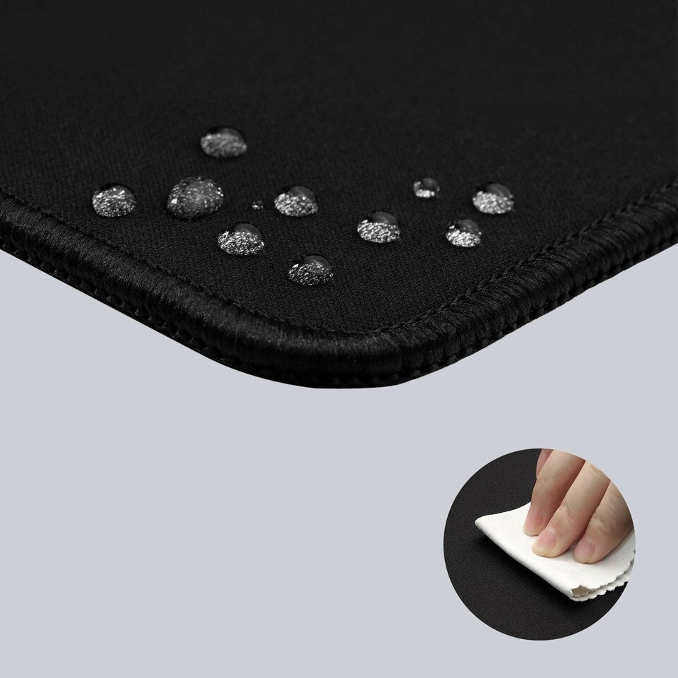 Mouse pad profesional xxl 70x30 cm, pentru gaming, antiaderent, textil, negru