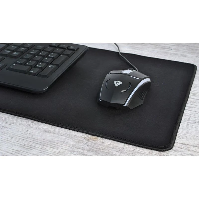 Mouse pad profesional xxl 70x30 cm, pentru gaming, antiaderent, textil, negru