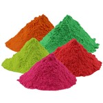 Set 5 culori pudra neon uv holi, 100gr/culoare