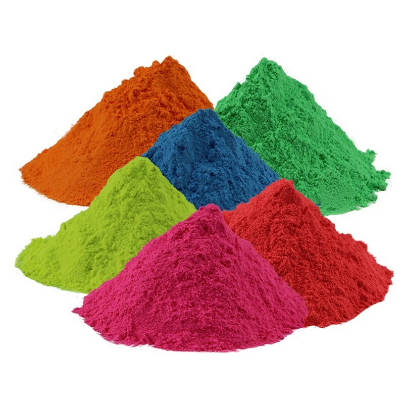Set 6 culori pudra neon uv holi 100gr