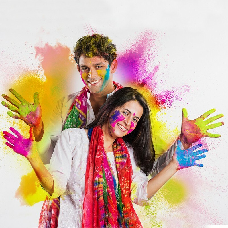 Set 6 culori pudra neon uv holi 100gr