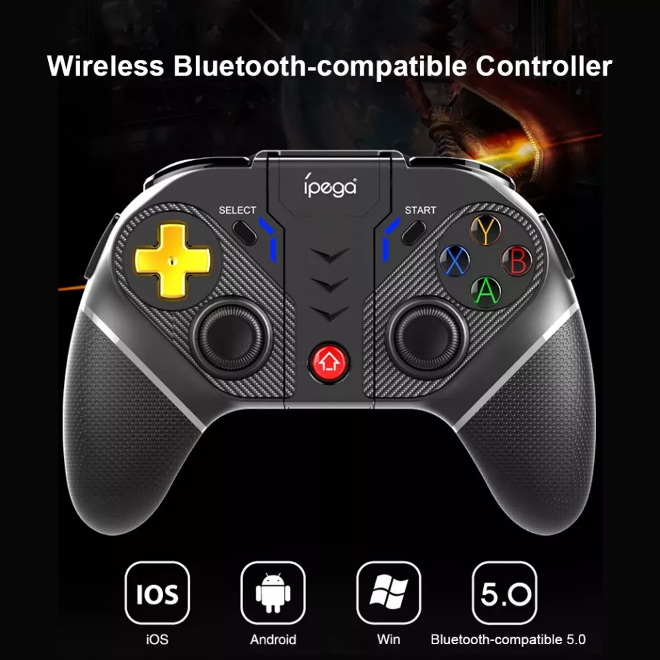 Gamepad controller wireless gold warrior 2.4g, android si ios, suport smartphone 6 inch