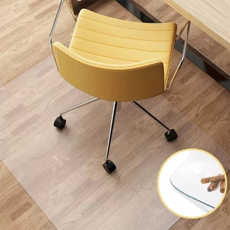 Covoras protectie pardoseala pentru scaun de birou, 120x90 cm, pvc transparent cu grosime de 0.5 mm