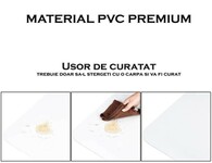 Covoras protectie pardoseala,140x100 cm, transparent, aspect mat, grosime 0.5 mm, pvc