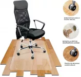 Covoras protectie pardoseala,140x100 cm, transparent, aspect mat, grosime 0.5 mm, pvc