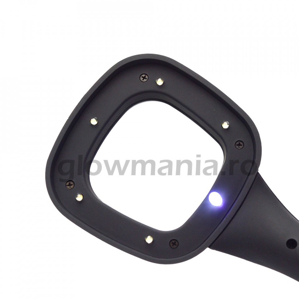 Lupa cu lumina alba si detector valuta