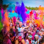 Set 6 culori pudra neon uv holi 100gr