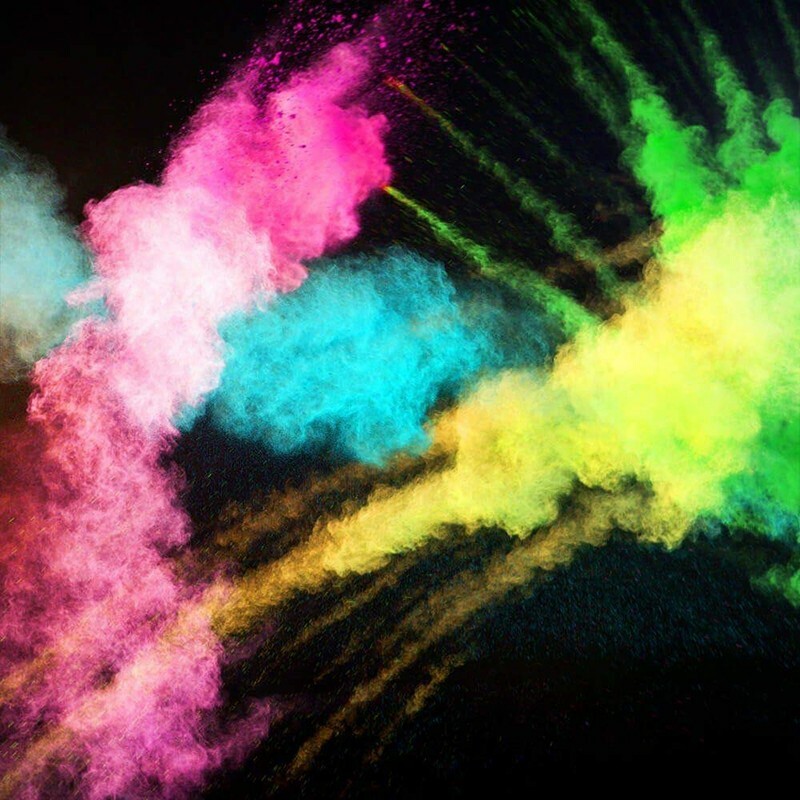 Pudra neon uv holi pachet 100 grame culoare galben uv