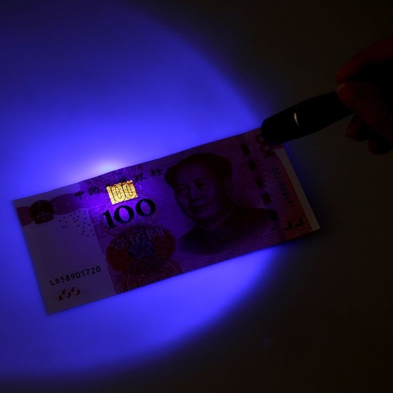 Lanterna uv led, agatatoare metalica, aluminiu, ip54, lungime 12.7cm