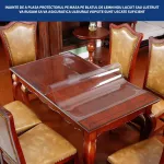 Protectie pvc pentru birou, mobilier, 1.5 mm grosime, 120x90 cm, transparenta