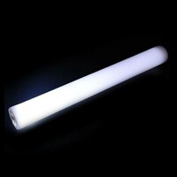 Bagheta foam stick cu led pentru petreceri, 47 cm culoare alb