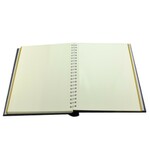 Album foto clasic, 10 file autoadezive, tip carte, spatiu notite, format 9x13, 10x15, pagini cartonate, dimensiune 25x29 cm culoare albastru