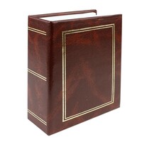Album foto clasic, 100 fotografii, 10x15 cm, coperti cartonate culoare maro