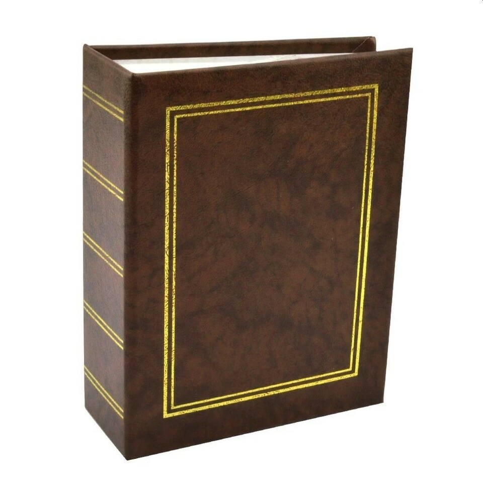 Album foto clasic tip carte, 13x18, 100 poze culoare maro
