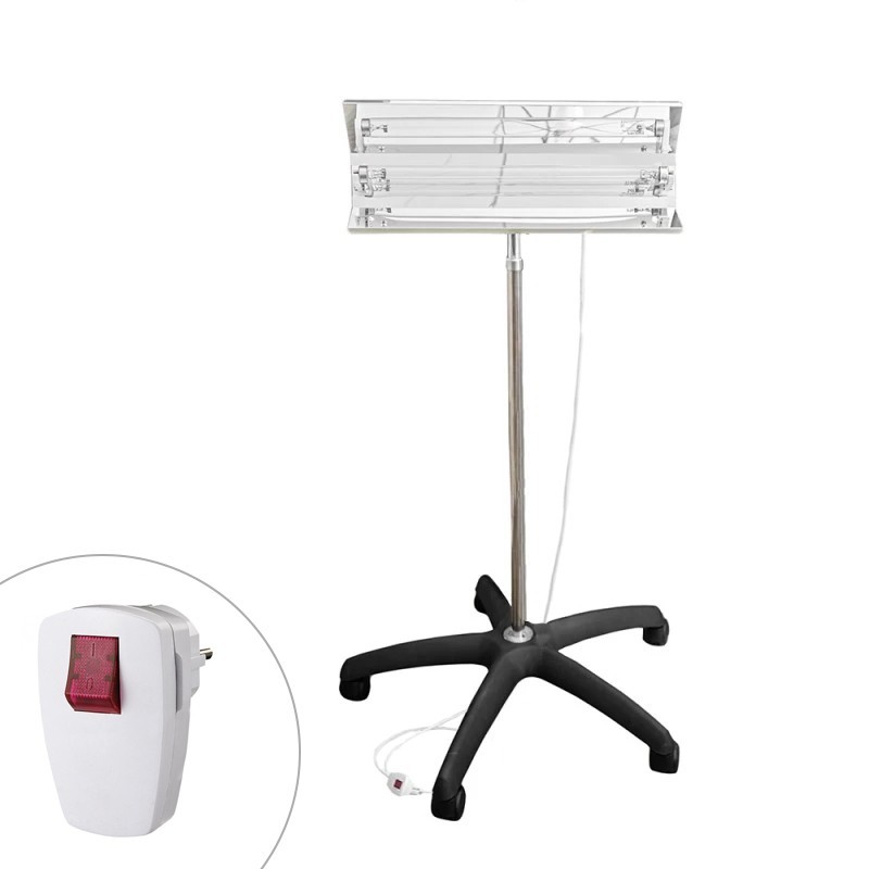 Lampa bactericida uvc 15w cu stativ, portabila, orientabila cu reflector, sterilizare, inaltime ajustabila
