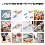 Sterilizator portabil cu lumina uvc, 2w, alimentare baterii, pliabil