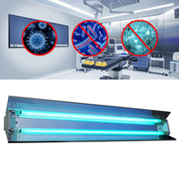 Lampa bactericida uvc orientabila cu reflector, 2x55w, pentru sterilizare, 60 mp, ip20