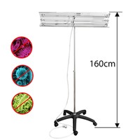 Lampa bactericida uvc 55w, orientabila, stativ mobil, inaltime reglabila 100-190 cm, sterilizare