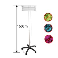 Lampa bactericida uvc 15w cu stativ, portabila, orientabila cu reflector, sterilizare, inaltime ajustabila
