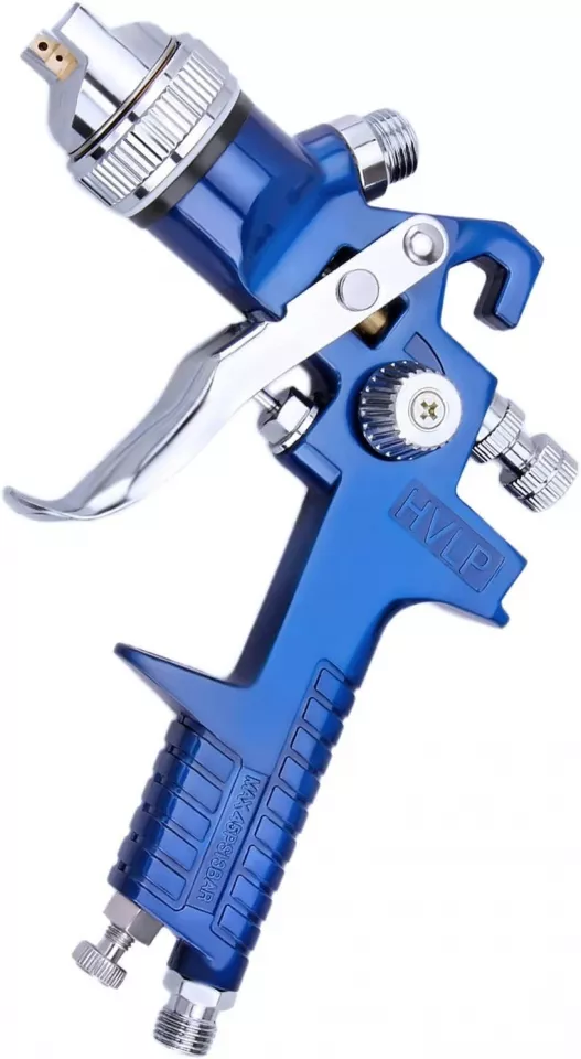 Pistol de vopsit cu aer comprimat, capacitate 600 ml, presiune reglabila, duza 1.4, recipient vopsea 10x15 cm