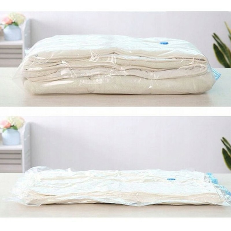 Sac pentru vidat haine, inchidere glisor, reutilizabil, dimensiune 80 x 120 cm