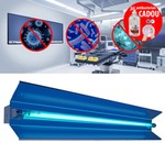 Lampa bactericida orientabila uvc 30w, cu reflector, rotire 140 grade, tub quartz, fixare perete