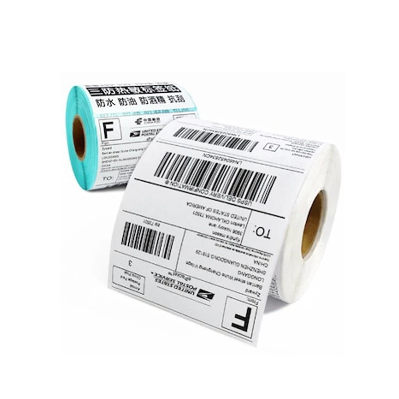 Rola 300 etichete termice pentru awb, autoadezive, 101 x 165 mm