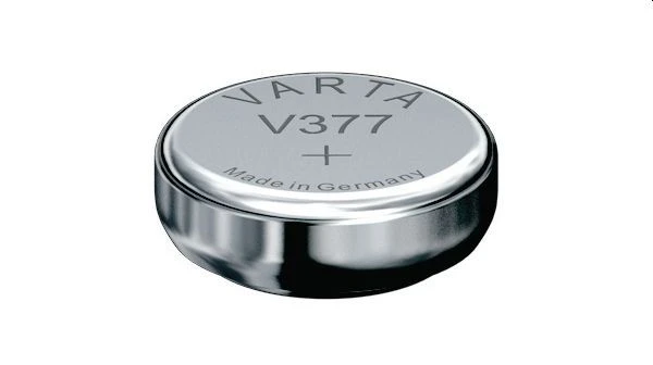 Baterie varta v377/sr66, diametru 6.8 mm, 1.55 v, pentru ceas