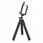 Mini trepied flexibil pentru telefonul mobil, reglabil, portabil, 3 brate fixare, dimensiune compacta