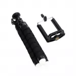 Mini trepied flexibil pentru telefonul mobil, reglabil, portabil, 3 brate fixare, dimensiune compacta