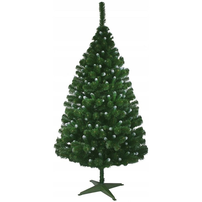 Brad artificial pin canadian, 180 cm – diametru 118 cm, 89 ramuri, 455 ace – varfuri ninse, verde