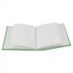 Album foto conception tip carte, format 10x15, 100 fotografii, buzunare slip-in, coperti piele ecologica culoare verde
