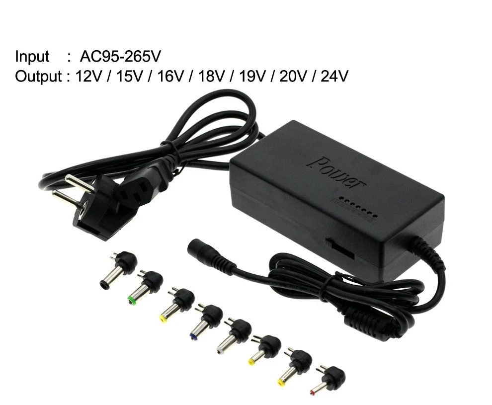 Incarcator universal laptop 12v-24v 120w, alimentare priza, 8 conectori