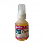 Cerneala uv invizibila magenta pentru securizare si marcaje, universala, flacon 50 ml