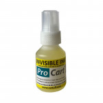 Cerneala uv invizibila yellow pentru securizare si marcaje, universala, flacon 50 ml