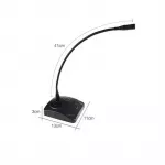 Microfon de masa profesional, xlr, cablu 5 m, led indicator