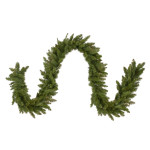 Ghirlanda groasa decorativa din brad artificial, molid scandinav, lungime 5.4 m, verde natural, aspect bogat