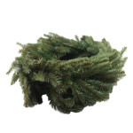 Ghirlanda groasa decorativa din brad artificial, molid scandinav, lungime 5.4 m, verde natural, aspect bogat